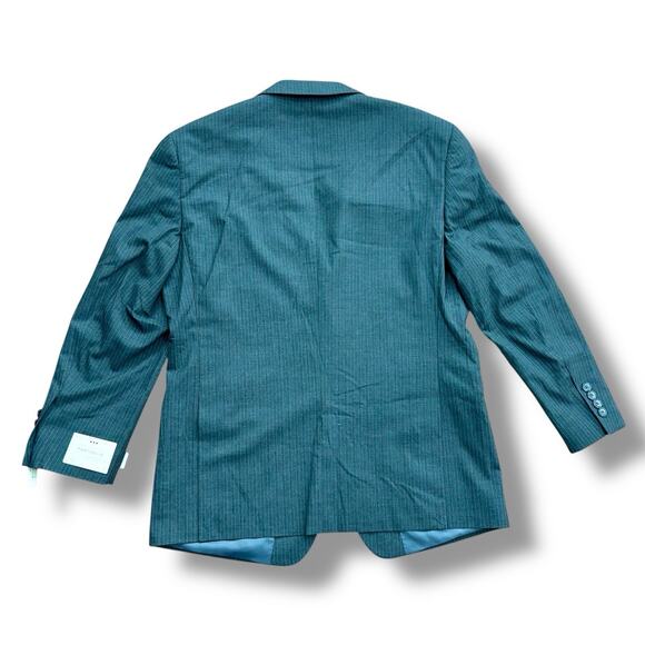 NWT Perry Ellis Portfolio Men’s Size 40S Gray 2-Button Blazer Sport Coat Jacket - Picture 5 of 7